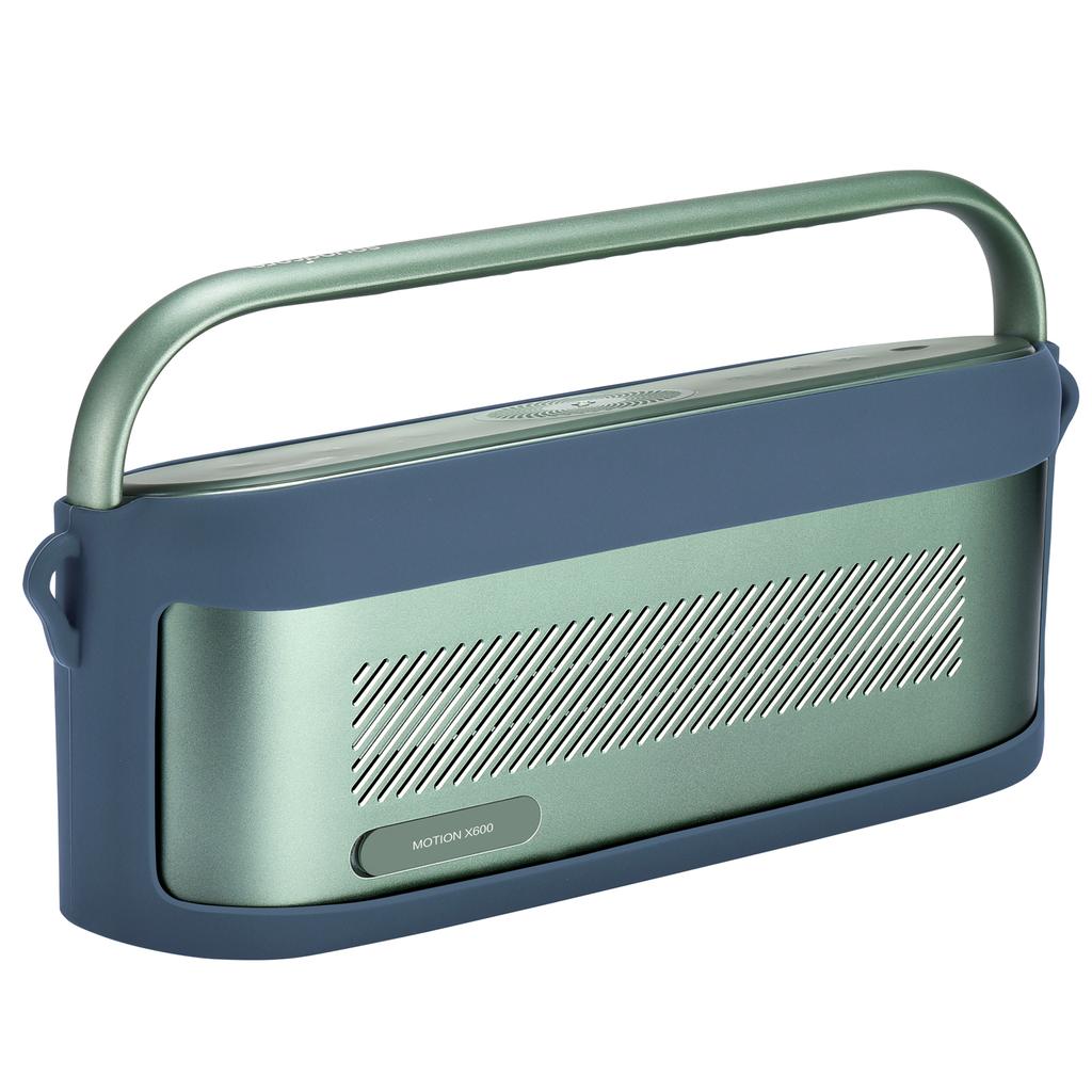 Silicone Carrying Case Shockproof BT Speaker Portable Cover Anti Scratch with Shoulder Strap for Anker Soundcore Motion X600