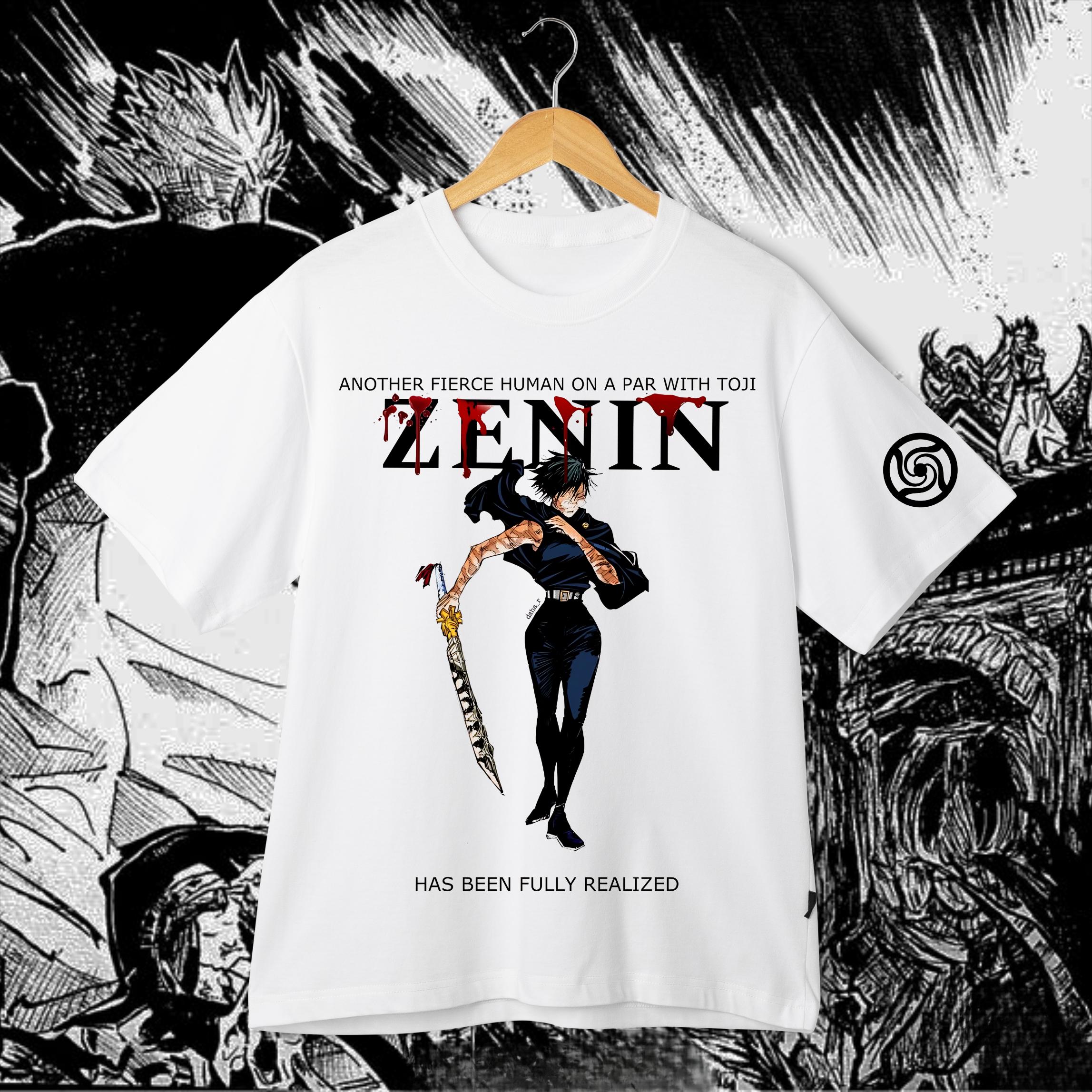 

Jujutsu Kaisen Maki Zenin T-Shirt Anime Graphic Tee Men s Streetwear Casual Top for Anime Lovers S разноцветный