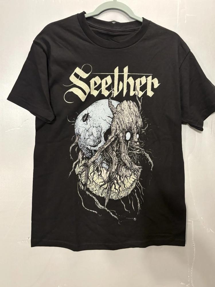 

Винтаж Seether Surface Seems So Far Ваша футболка Все размеры BO291 Унисекс футболка M