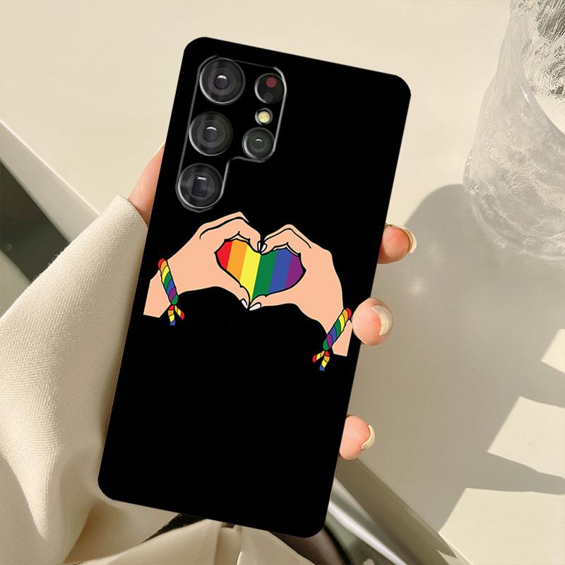 Gay Pride LGBT Rainbow Flag Case For Samsung Galaxy S25 Ultra S21 S22 S23 S24 Ultra S9 S10 Plus S20 FE S25 FE Back Cover