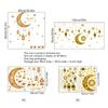 2 Sheet Eid Wall Stickers PVC Decorative Murals Art Crafts Supplies Home Bedroom Room Dormitory