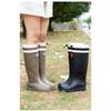 Women's Outdoor High Tube Rain Boots Waterproof Non Slip Drawstring Rain Shoes Adult Wear Resistant Rubber Shoes