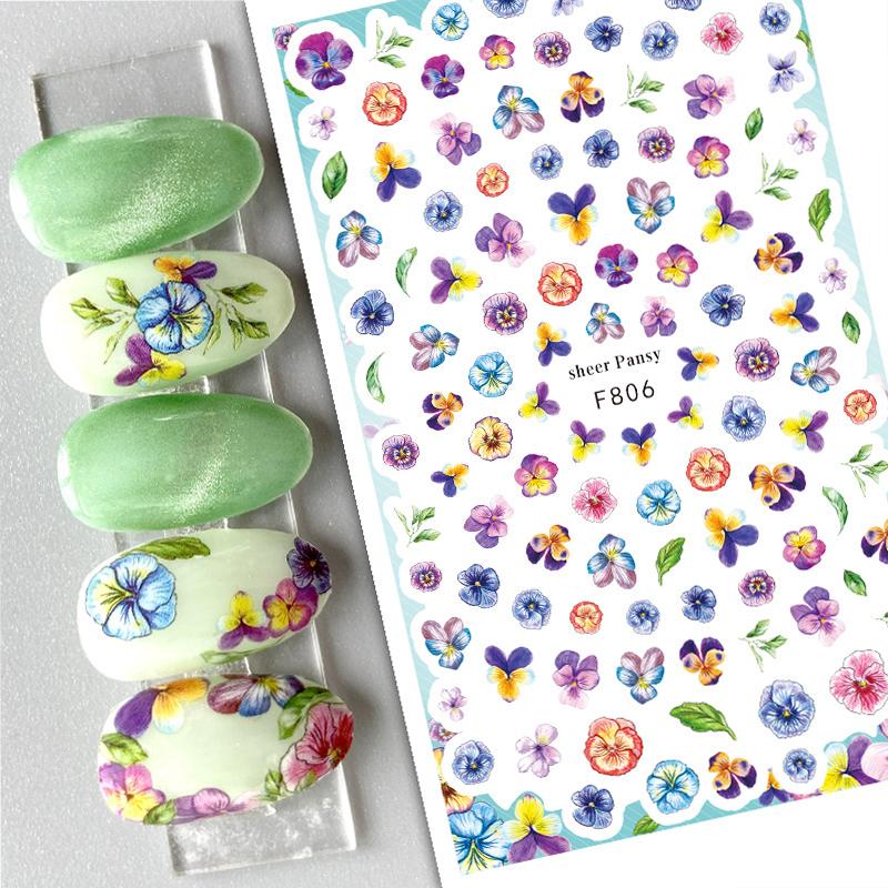 Zurück Kleber Aufkleber 3D Nagel Aufkleber Schwarz Weiß Geometrische Zeichnungen Designs Nagel Aufkleber Dekoration Für Nail Art Schönheit