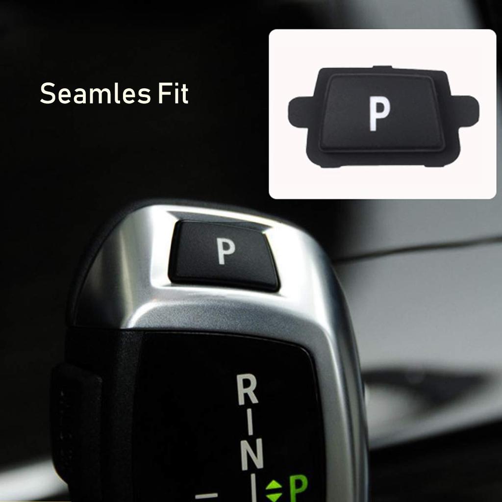 Jaronx Compatible with BMW Gear Shift P Button, Gear Shift Knob Lever Parking Button Cover Replacement Compatible with BMW 3' F30/F31/F34, 5'