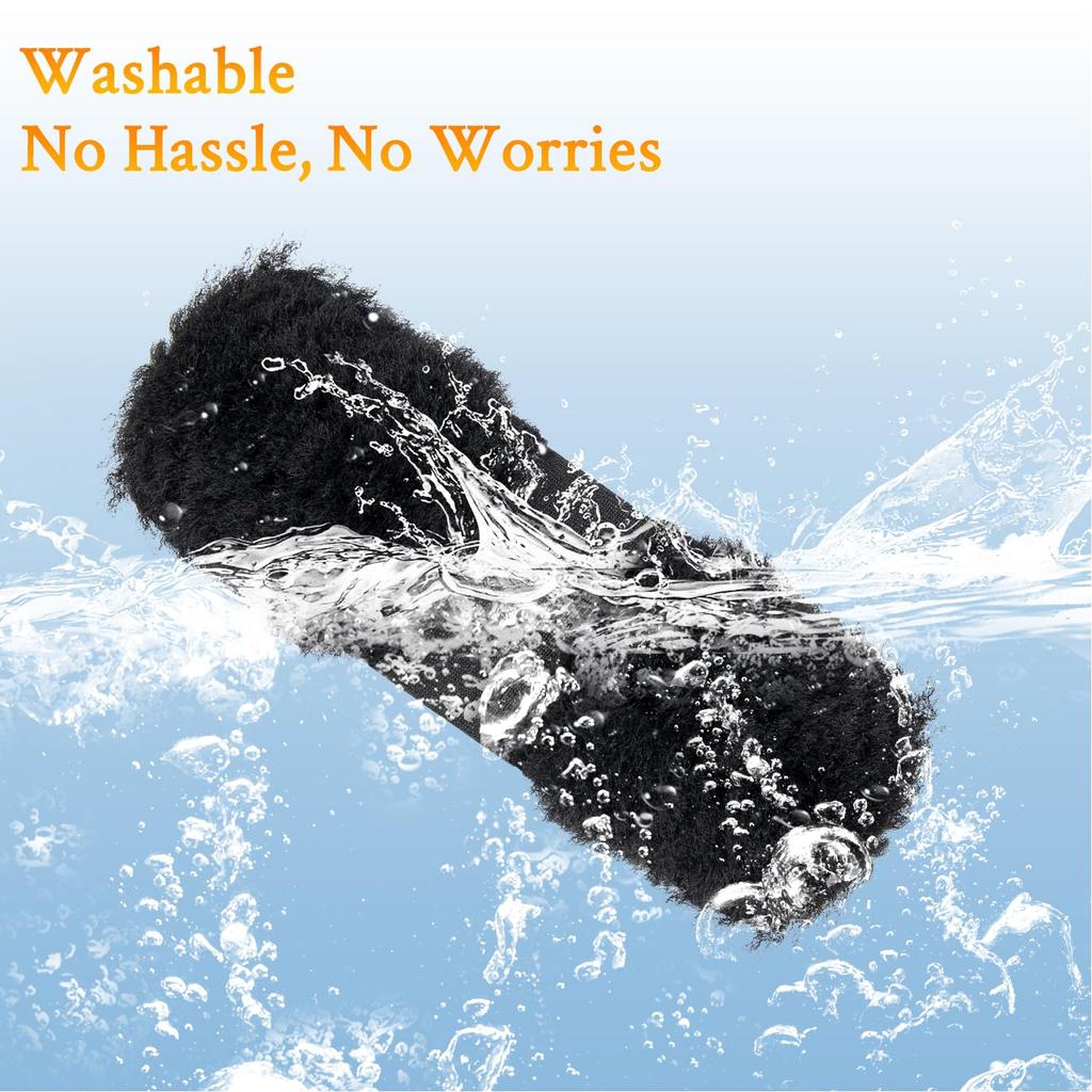 SOULWIT Replacement Headband Pad Kit for Bose Aviation X A10/A20, Headband Compatible Headstrap Cushion Cover Repair Part - Black