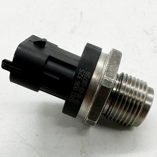 1-4pcs 0281006325 Fuel Rail High Pressure Sensor Common Injection 281006325 0281006112 0281002846 For C ummins I VECO DAF MAN