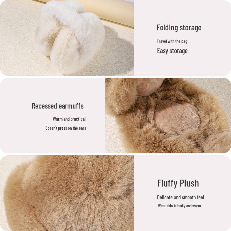 New Arrival: Women's Fashion Winter Plush Earmuffs - Save 5 Yuan