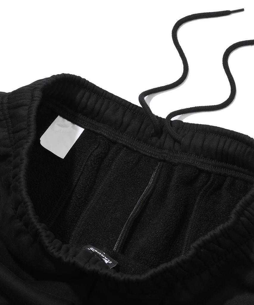 Hadeo Tech Fleece Cargo Jogger Pants (Black)