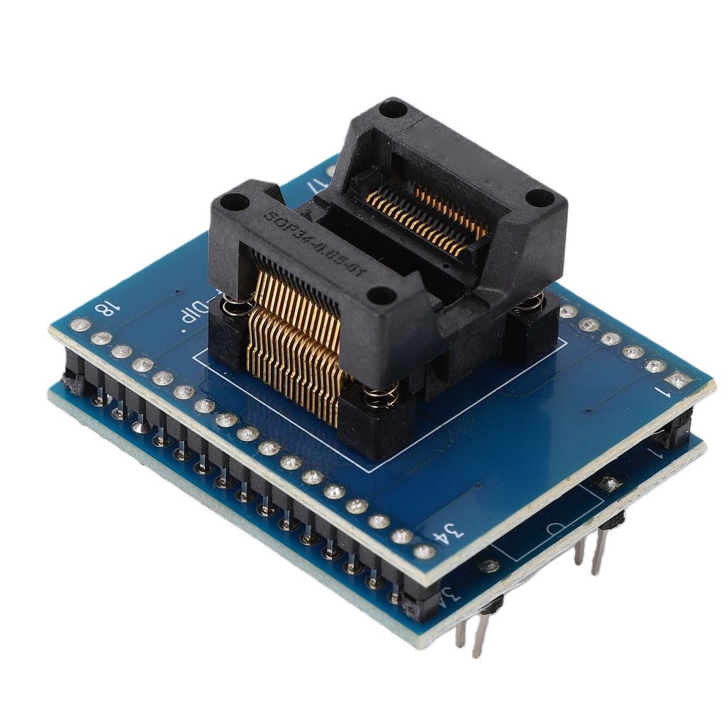 SSOP34 To DIP34 IC Programmer Adapter Test Socket Pitch 0.65mm Support for SSOP28 SSOP24 SSOP20 SSOP16 SSOP14