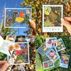 20pcs Vintage-Inspired DIY Transparent Bookmarks with Pressed Flower and Leaf Art - Handmade Frame, Perfect for Nature Themes