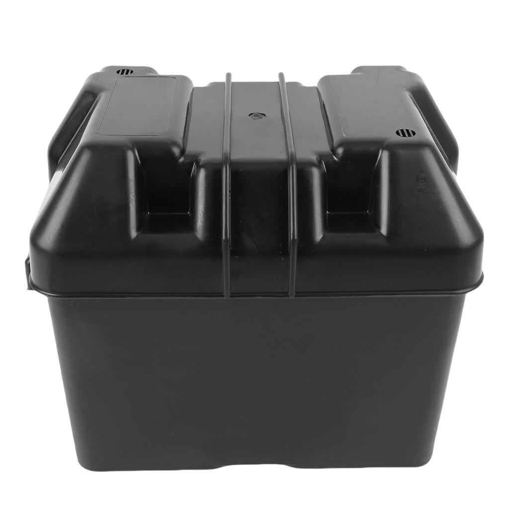 Marine Battery Box Heavy Duty 12V Battery Case with Straps and Hardware for RV Automotive Boat Travel Trailer