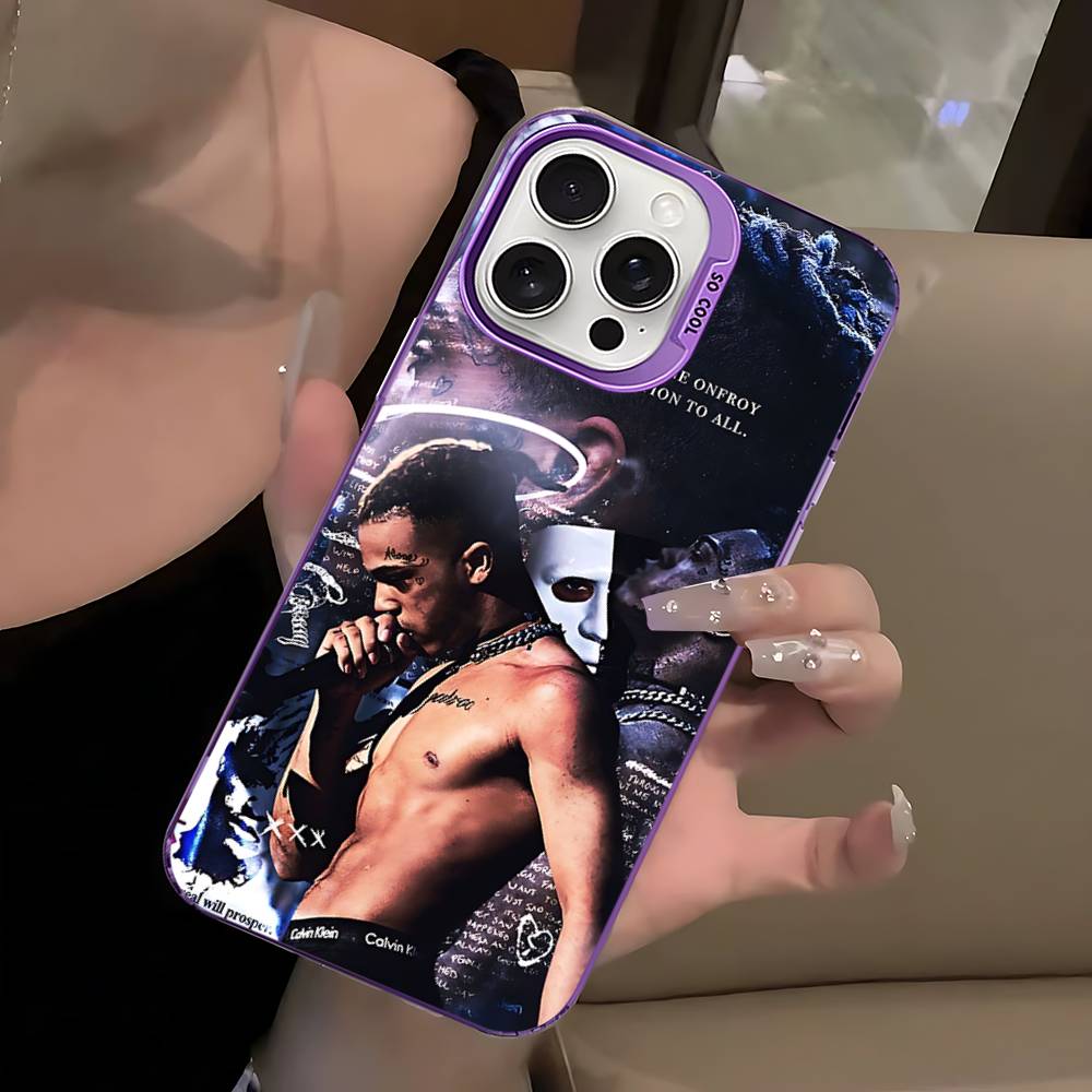 Rapper X-XXXTentacionS Phone Case For IPhone 16 15 14 13 12 11 17 Pro MAX Plus Pro Matte Shockproof Cover