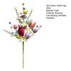 Easter Egg Stem Spring Floral Berry Picks Artificial Twig Branches with Pastel Eggs Berries