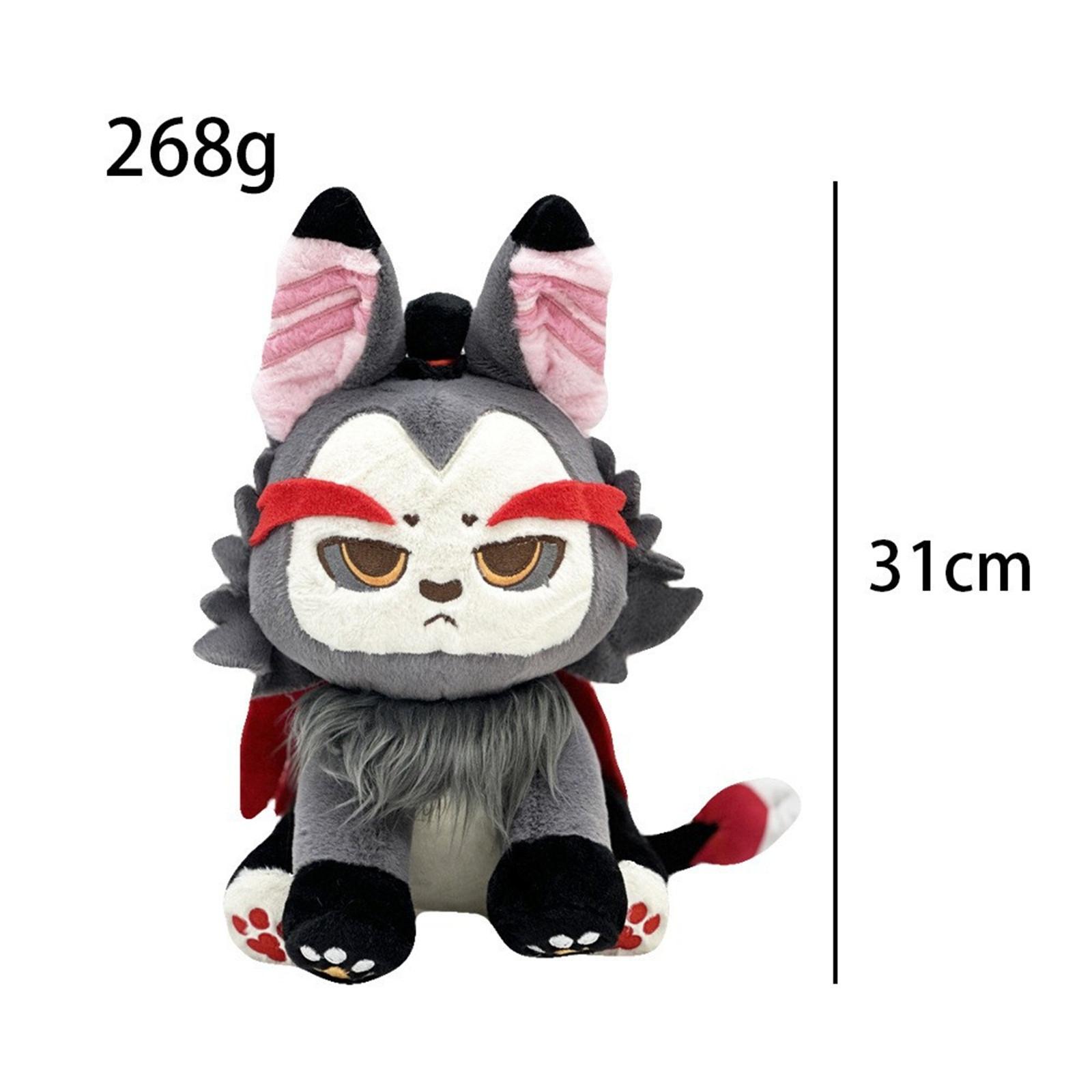 

Плюшева іграшка Hazbined Hotel 25/31 см Kawaii Husk Meow Cosplay Doll М’яка пухнаста м’яка мила мультяшна прикраса для дому для дітей, подарунок