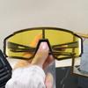 Iridescent Unisex Cycling Windshield Sunglasses - Outdoor Sports Glasses
