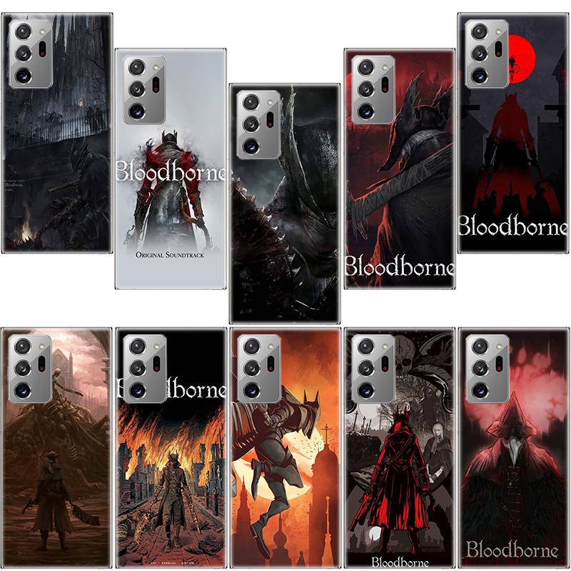 Game Bloodborne Phone Case For Samsung Galaxy S25 Edge S24 S23 FE S22 S26 Ultra S21 S20 S10 Plus Capa Soft