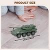 Tank Model Building Kit Armored Vehicle for Boys, Tabletop Decoration, Miniature Layout Props Sand
