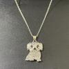 Cute Maltese Dog Pendant Necklace Exquisite Aesthetic Neck Accessories Fashion Necklace  Gifts