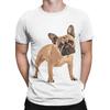 French Bulldog Dog Dogs Animals Art Paint Draw Design Funny 100 Cotton TShirt French Bulldog Tops Tees For Unisex