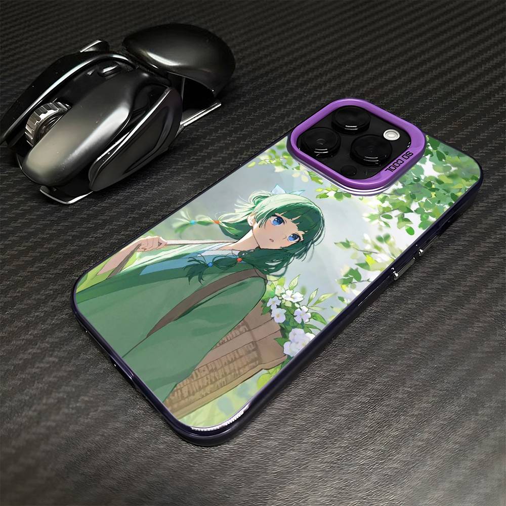 

A-Apothecary Diaries M-Maomao Phone Case For iPhone17,16,15,14,13,12,11 Plus,Pro Max Purple Matte Shockproof Cover iPhone15promax