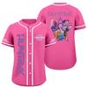 Children's Casual Cartoon Print Short-sleeved Baseball Jerseys Children's Sportswear Top