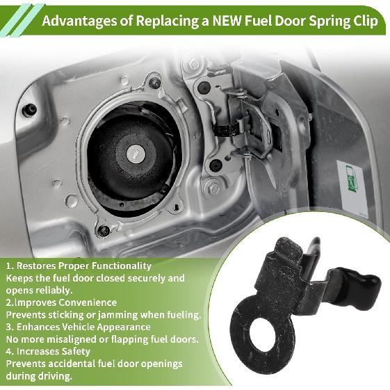Nr. 7736635030 Federclip für Tankklappenbefestigung für Toyota 4Runner 2010-2024, 1 Stück