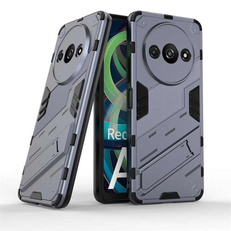 For Xiaomi Poco C61 Case Cover Poco C61 Capas New Phone Bumper Back Armor Kickstand Shockproof Cover For Poco C61 C 61 Fundas