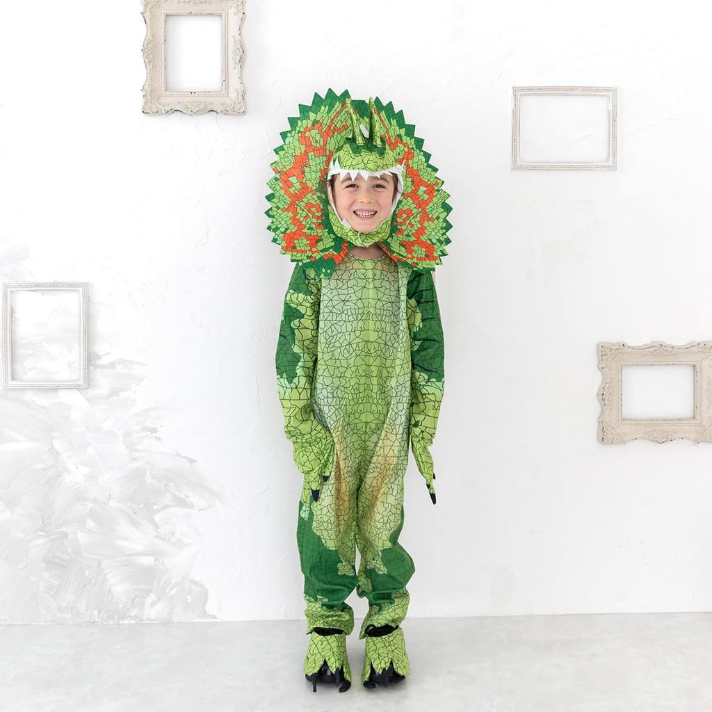 [monoii] Halloween Costume for Kids Boys and Girls: Dinosaur Costume, Triceratops, Tyrannosaurus, Stegosaurus, T-Rex, Spinosaurus, Dilophosaurus,