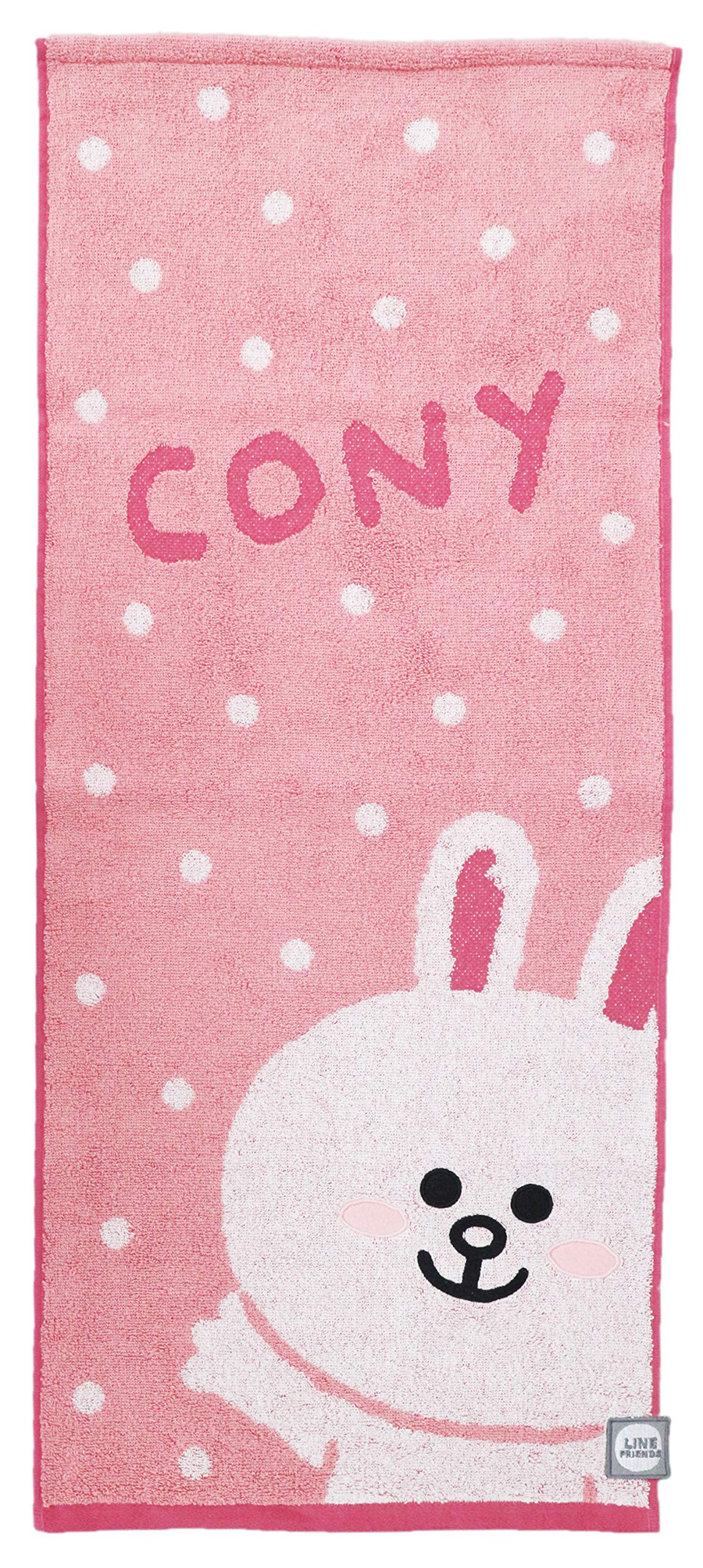 

Marushin LINE FRIENDS Hello Cony Face Available in 2 5585000500 Towel, Cotton, Sizes,