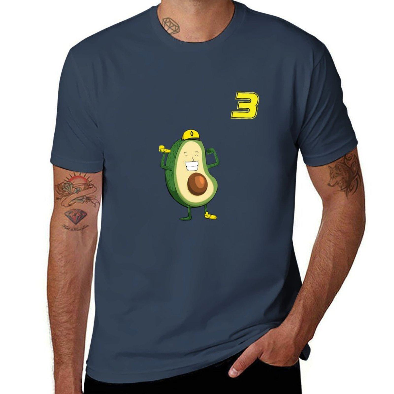 Daniel Avocado (Ricciardo) Number Tshirt Quick Dry Light Sports Tshirt S