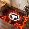 Wolverhampton Wanderers Football Print Crystal Velvet Rug, Comfortable Water Absorbent Non Slip Indoor Floor Carpet