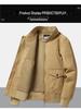 Men's MA-1 Pilot Jacket: Spring/Autumn Motorcycle Coat, Plus Size, Solid Color Military Flight Uniform