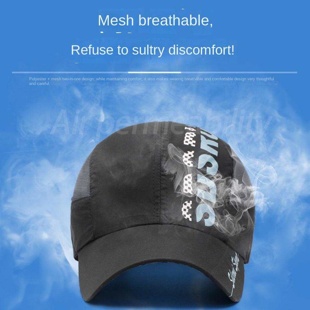Wide Brim Sun Visor Hat Adjustable Peaked Cap Fashion Sunscreen Cap  Summer