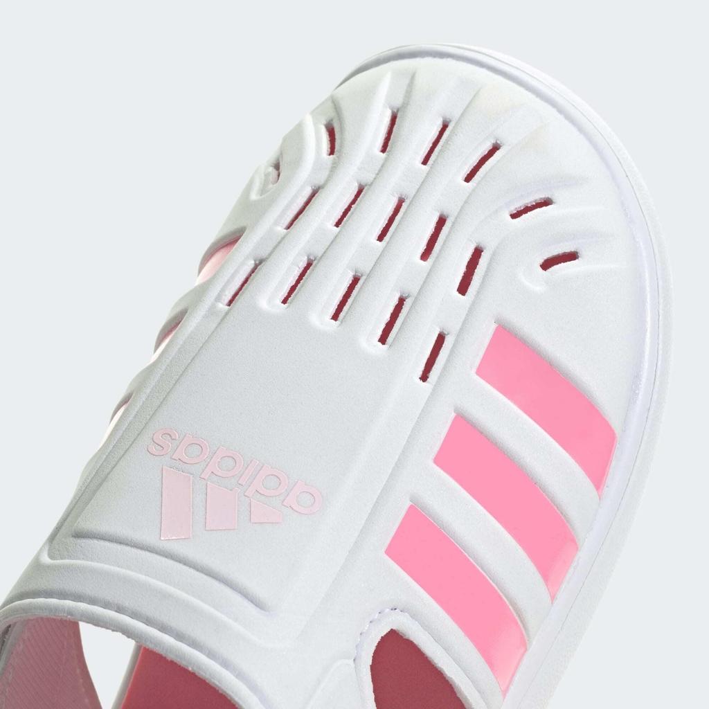 Adidas Junior Summer Water Sandals for Boys and Sizes Footwear Pink Cm Closed-Toe Girls, 17-22cm, LWS08, White/Beam Pink/Clear (H06320), 20.0