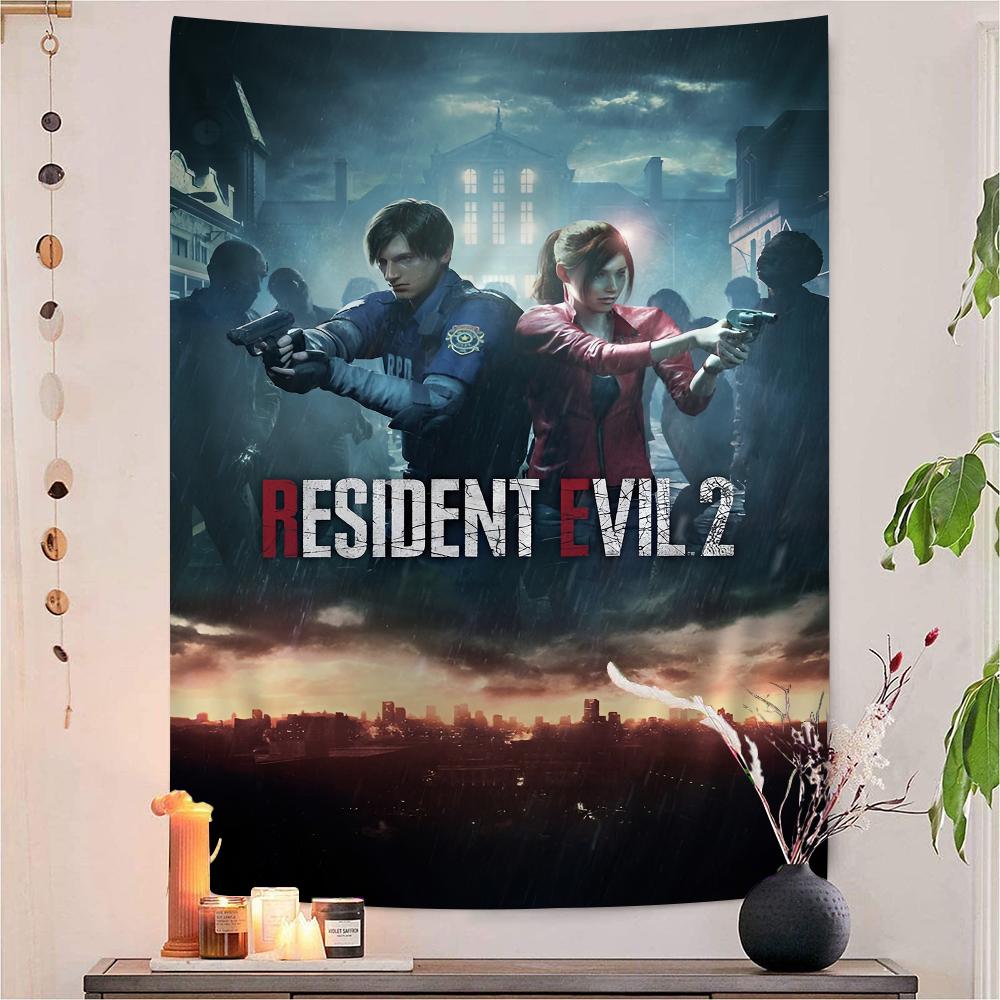 Canvas Painting Game RRESIDENT EVIL DIY Wall Tapestry for Living Room Home Dorm Decor Wall Art Decor