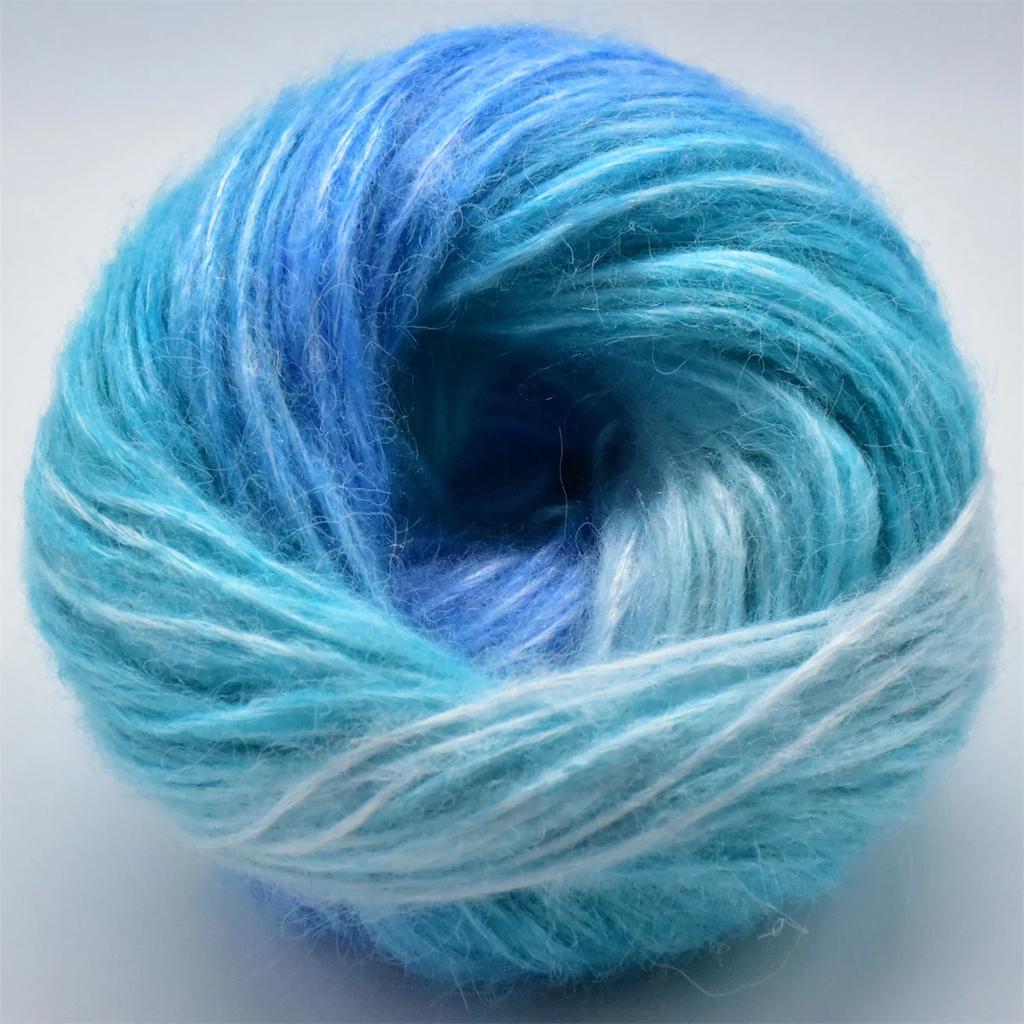 6pcs 300g/10.56oz Mohair Yarn Super Soft Extra Thick Knitting Crochet Wool Vibrant Yarn Bundle for Shawls Scarves Blankets Sweaters DIY Craft Supplies