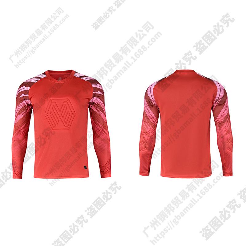 Unisex Long Sleeve Goalkeeper Kit: Protective Jersey & Pants for Training and Competition