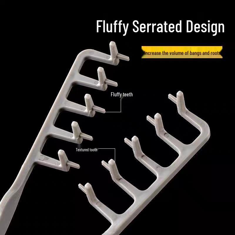Men's Fluffy Texture Styling Comb for Root Volume and Bang Coverage