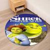 Shrek Baskılı Yuvarlak Halı Kilim Sandalye Halısı Alan Halısı Giriş Kapı Paspasları, Ofis Sandalyesi Oturma Odası Yatak Odası Mutfak Odası İçin.