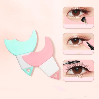 Çok İşlevli Silikon Şablon Göz Makyajı Kirpik Baffle Eyeliner Eyeliner Aracı 1 Parça