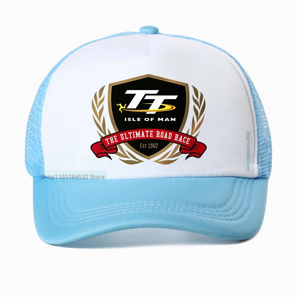 Races TT Isle of Unisex Logo baseball cap Motorcycle Race Fashion Streetwear Unisexs and Womens Sports caps Breathable snapback hat