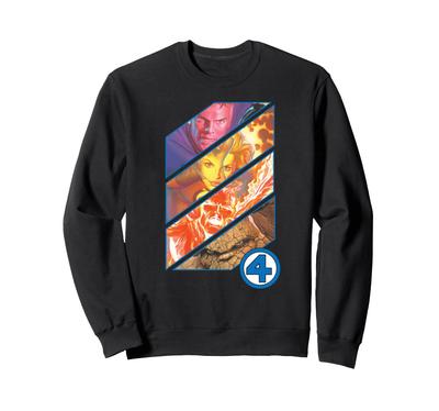 Marvel Fantastic Four Comic Book Sweatshirt