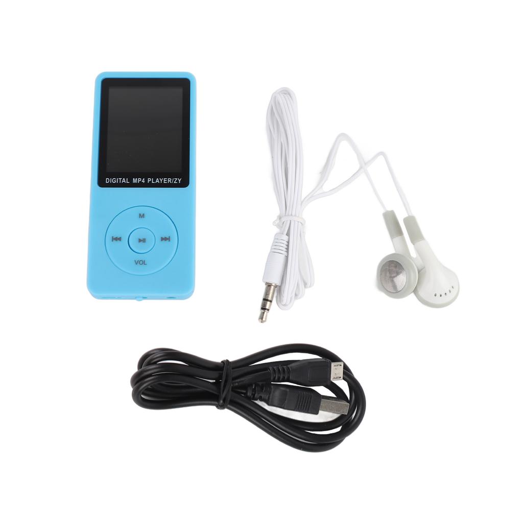 MP3 Player Ultra Thin Music Player 1.8in Screen Portable MP3 Music Player with FM Radio Voice Recorde for Kids Adult