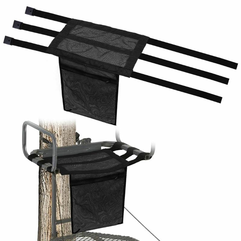 Adjustable Tree Stand Seat Replacement Treestand Seat with Adjustable Strap Detachable Tree Fixed Seat Accessories