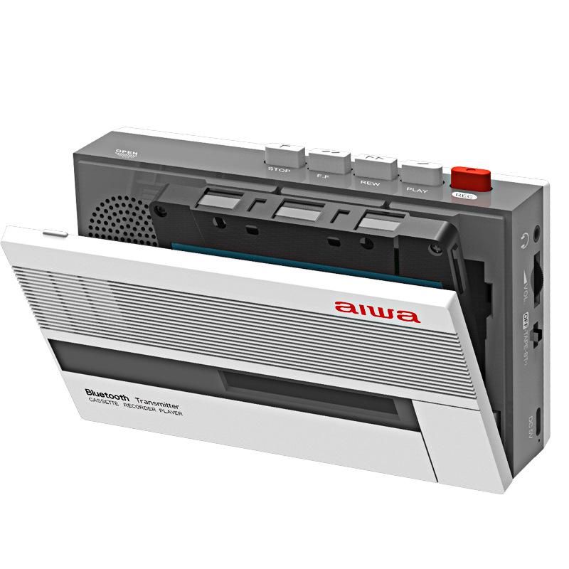 Aiwa Retro 80s Style Portable Cassette Tape Player & Recorder