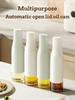 Auto Open Glass Oil Dispenser  BPA Free, Leakproof Kitchen Seasoning Bottle for Olive Oil Vinegar