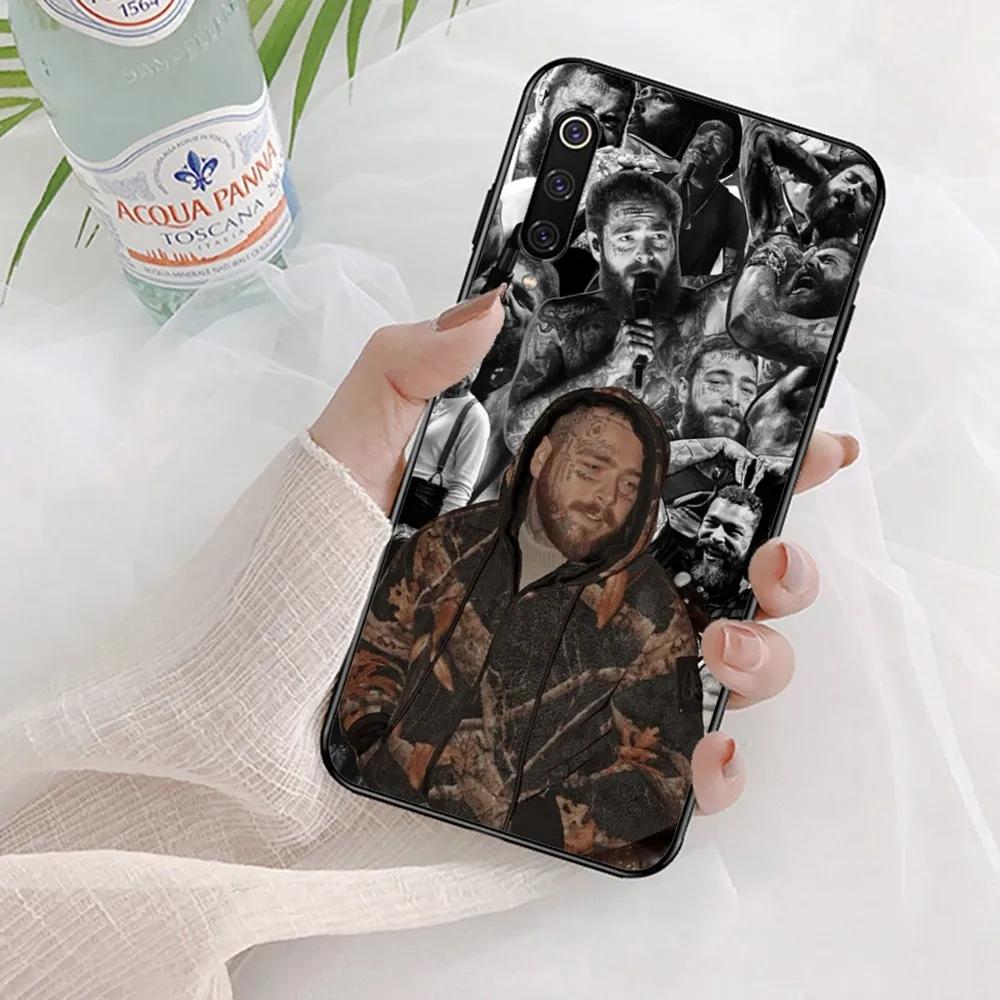 Post M-Malone Sänger Handyhülle Für Xiaomi Mi 5X 8 9 10 11 12 lite pro 10T PocoX3pro PocoM3 Note 10 pro lite