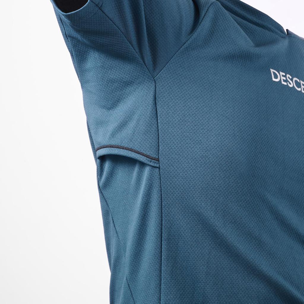 DESCENTE Short Sleeve Shirt by Yuki for Raglan Sleeves for Ease of Shoulder Suitable for Men and Club GR00 (Worn Ishikawa) Volleyball,