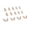 Wearable Nail Sticker Ice Transparent Bow Nail Piece Nail Piece Removable Nail Patch, Finished Nail Sticker