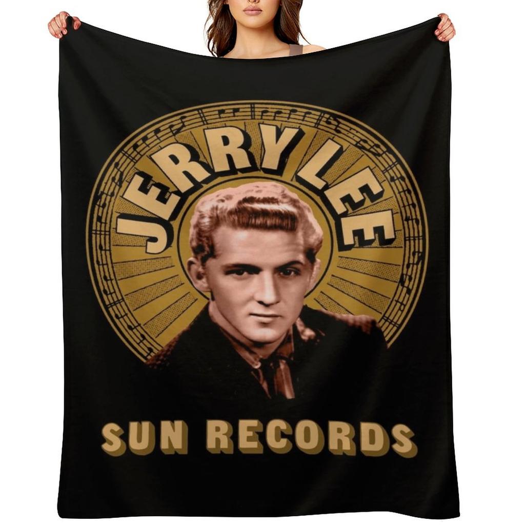 Jerry Lee Lewis Throw Blanket Custom Blankets For Baby Plaid on the sofa Thin Blankets